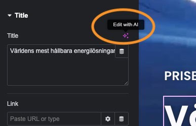Rediger med AI